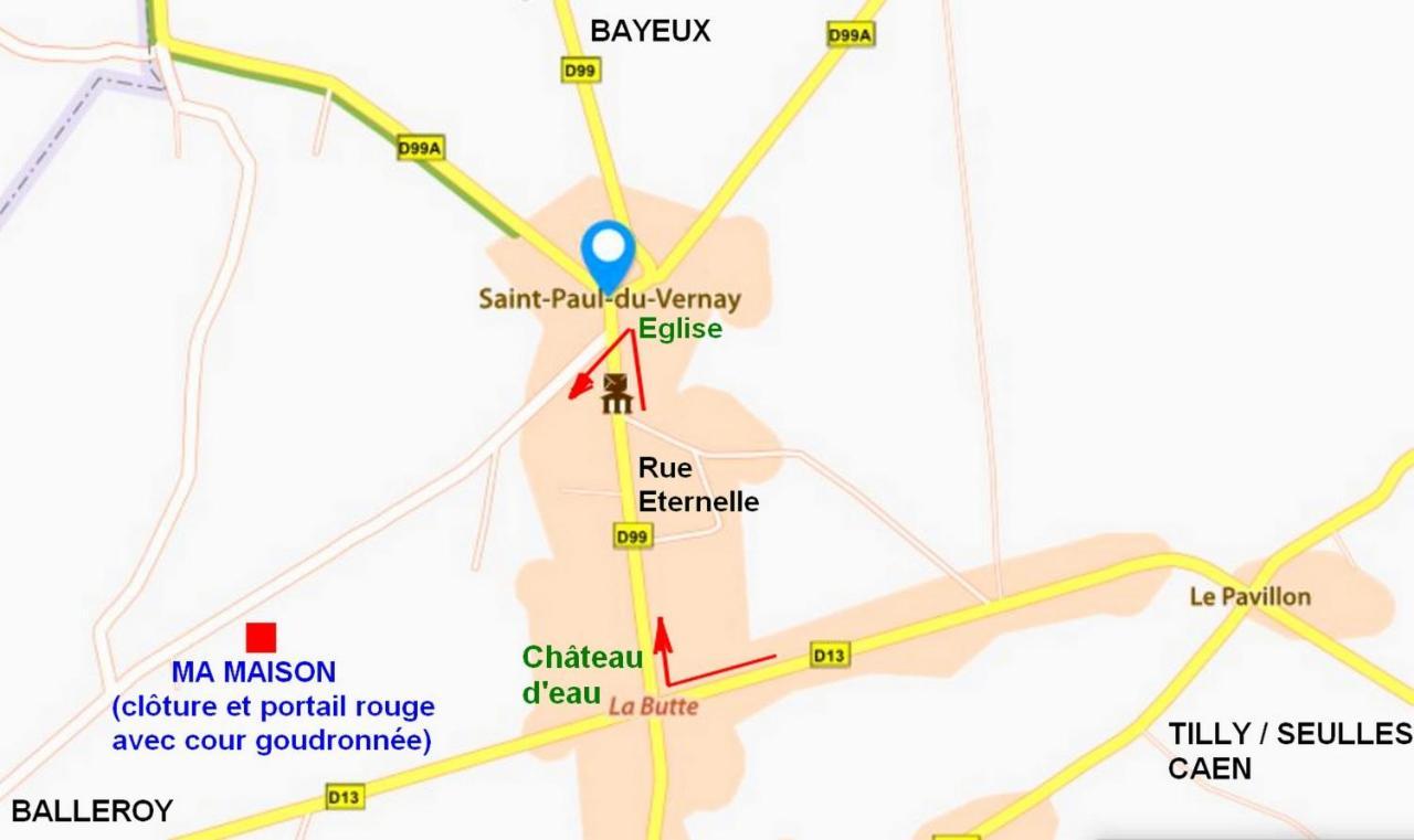 Chambres Chez L'Habitant Saint-Paul-du-Vernay ภายนอก รูปภาพ